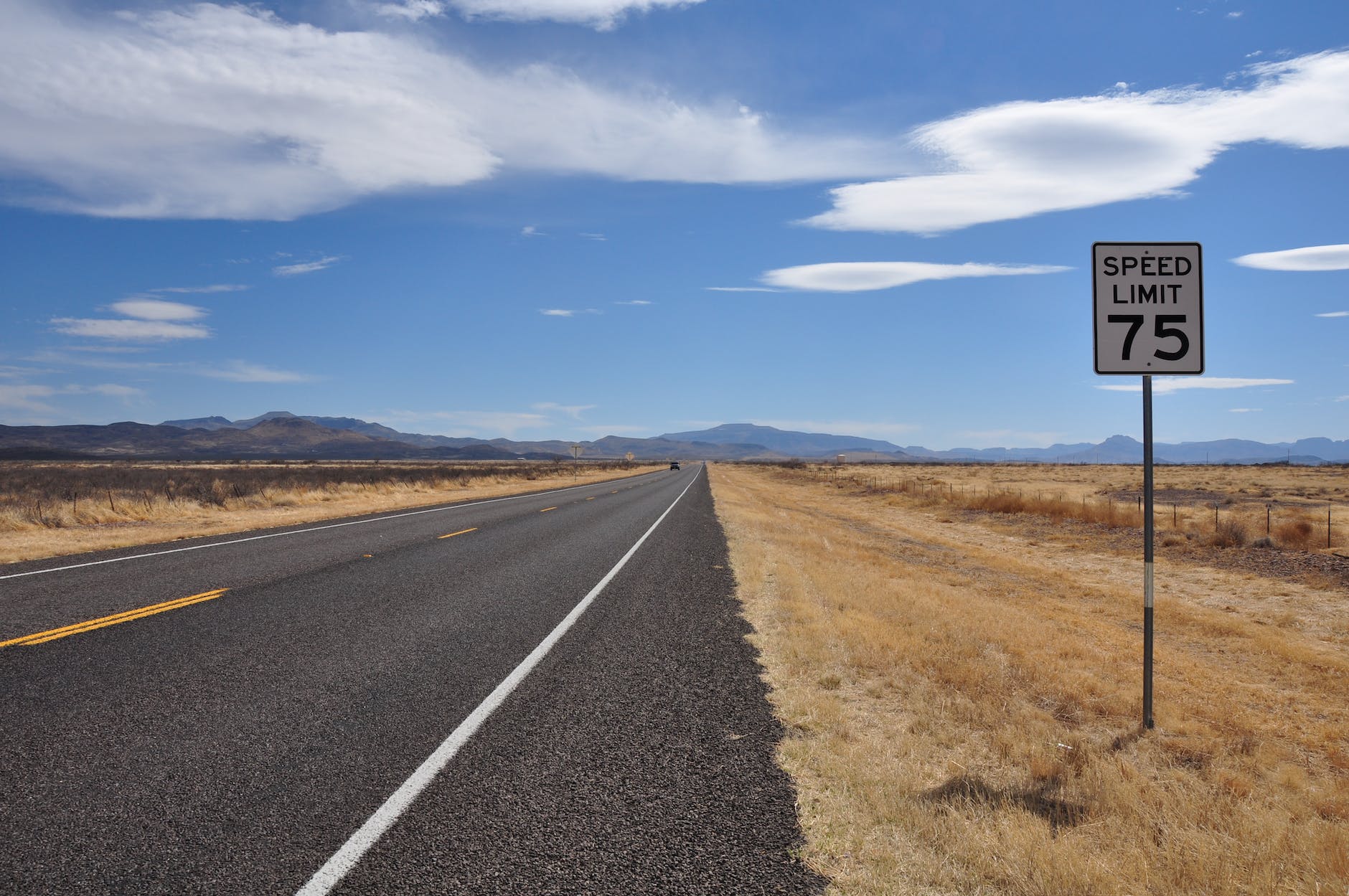 75mph speed limit used as an example against the stages of moral development.