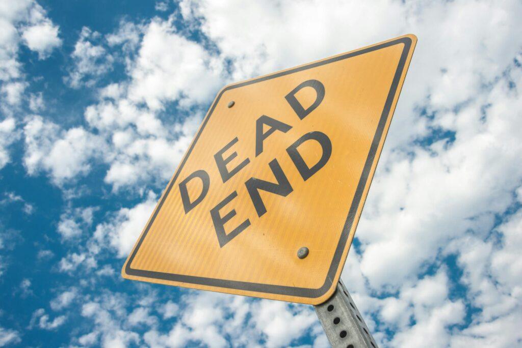 exiting through the crack of least resistance
